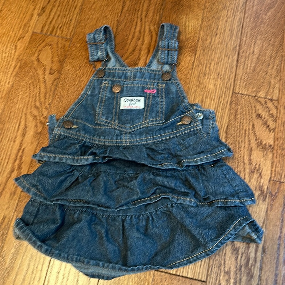 OshKosh B’gosh Girls Overalls Jean Dress